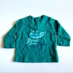 petit bateau whale tee